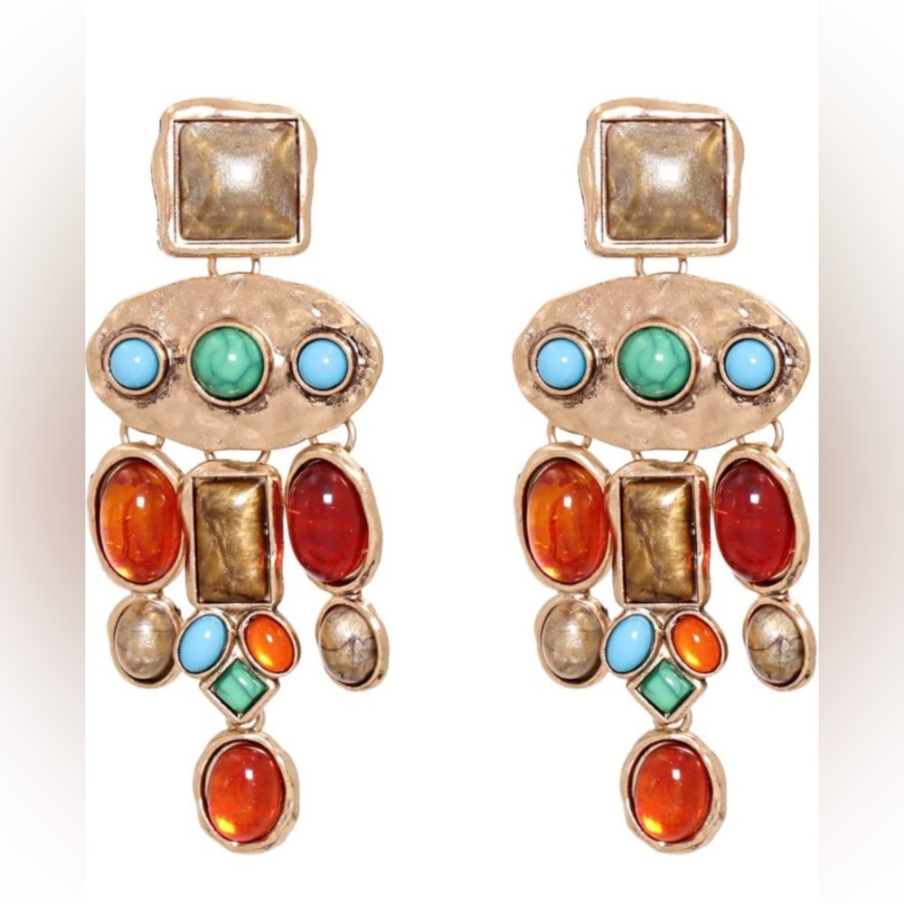 Boho Stone Earrings